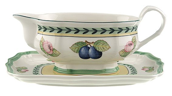 French Garden Fleurence Sauceboat with Saucer0.40L