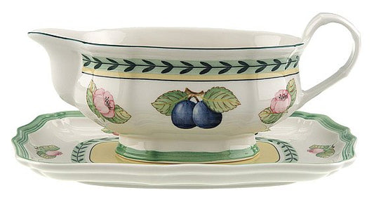 French Garden Fleurence Sauceboat with Saucer0.40L