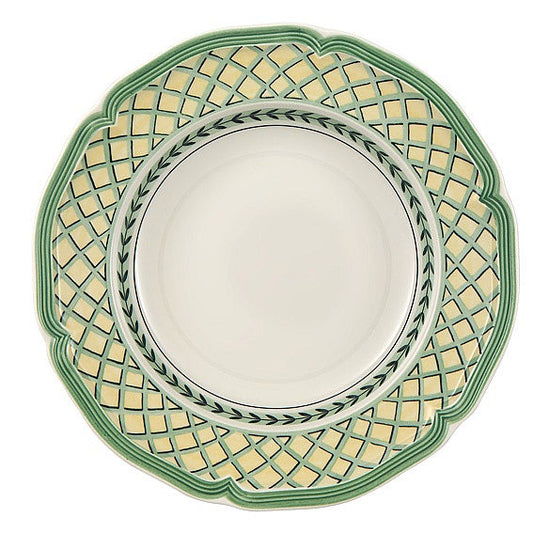 French Garden Orange Deep Plate 23cm