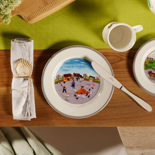 Design Naif Salad Plate Ploutry Farm 21cm