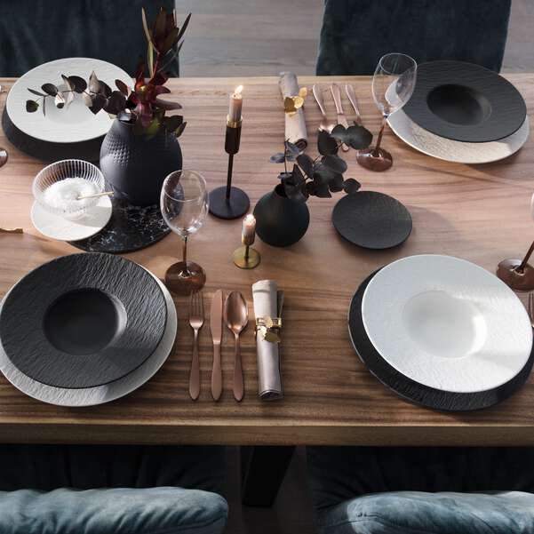 Manufacture Rock Blanc Pasta Plate 29cm