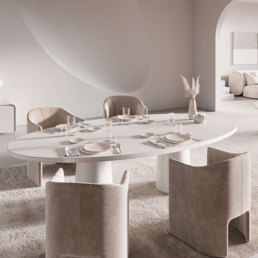 NewMoon Beige Plate 29cm