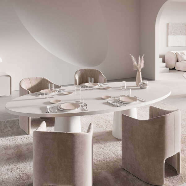 NewMoon Beige Salad Plate