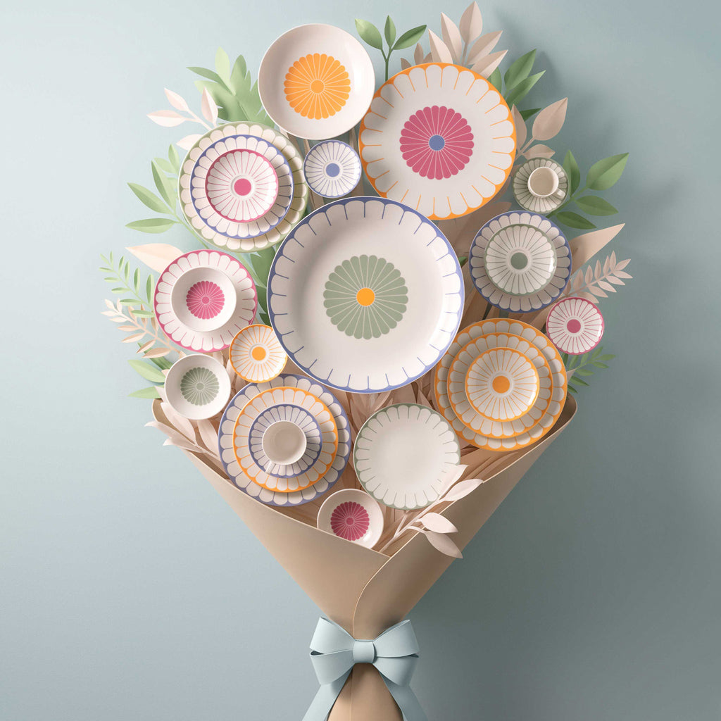 Fleur Couleur Salad Bowl 24cm 2.5L
