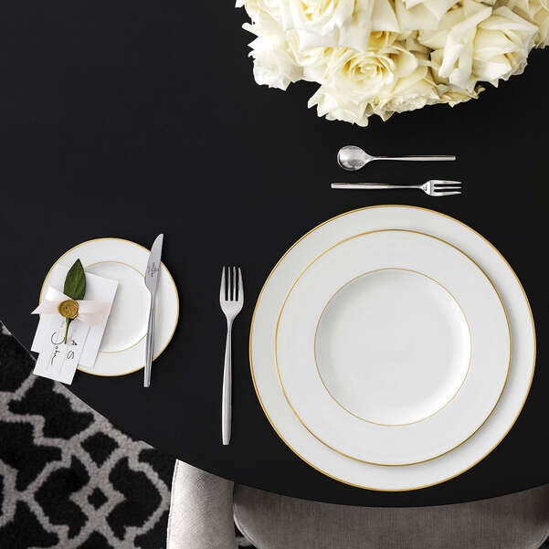 Anmut Gold Round Platter 33cm