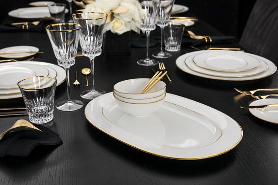 Anmut Gold Oval Platter 41cm