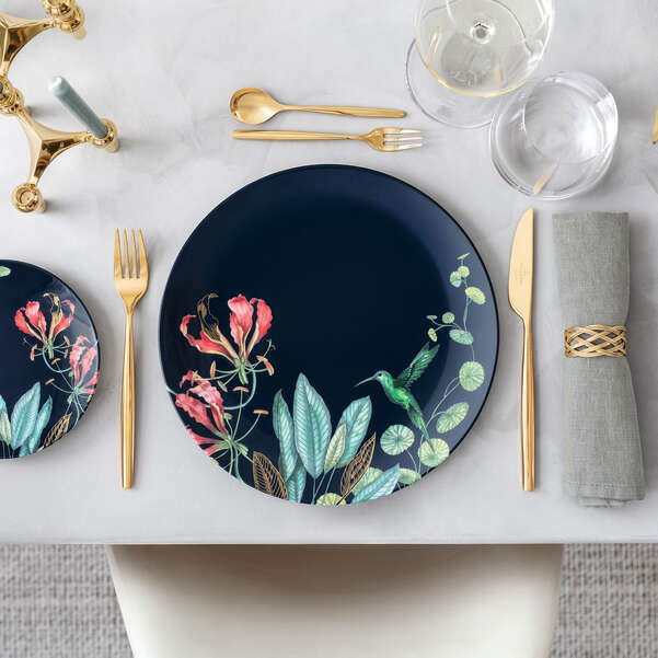 Avarua Flat Plate Blue 27cm