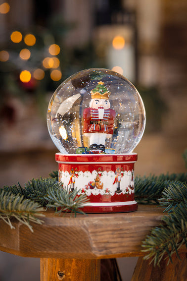 Christmas Toys Snow Globe Nutcracker