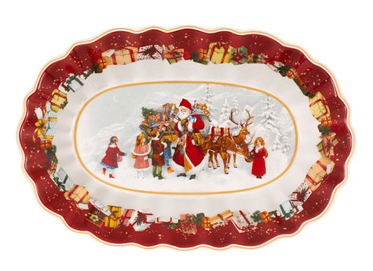 Toy's Fantasy Bowl Oval Large Santa Kids