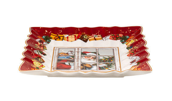 Toy's Fantasy Bowl Square Santa