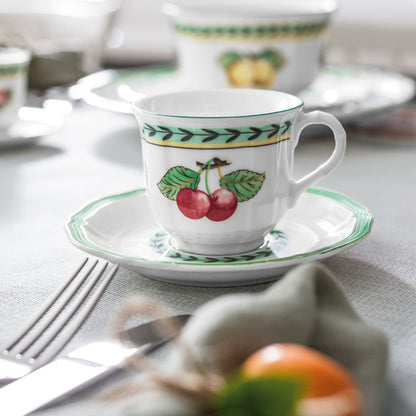 French Garden Fleurence Espresso Cup & Saucer
