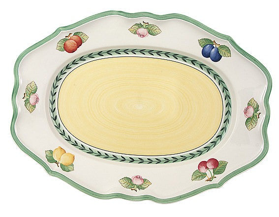 French Garden Fleurence Oval platter 44cm