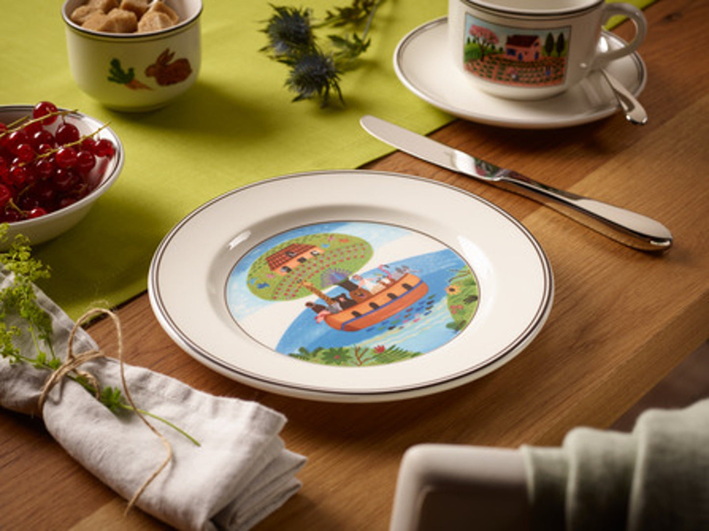 Design Naif Salad Plate Noahs Ark 21cm