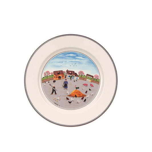 Design Naif Salad Plate Ploutry Farm 21cm