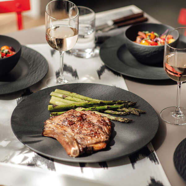 Manufacture Rock Black Gourmet Plate