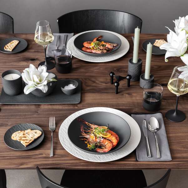 Manufacture Rock Black Bread & Butter Plate 16cm