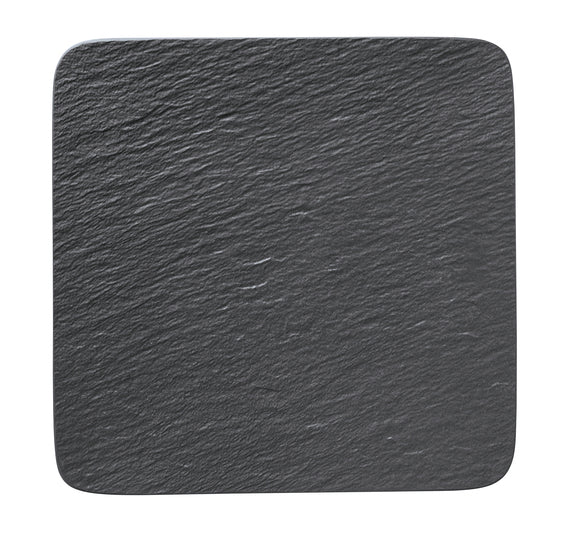 Manufacture Rock Black Square Serving Plate