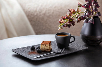 Manufacture Rock Black Rectangular Plate