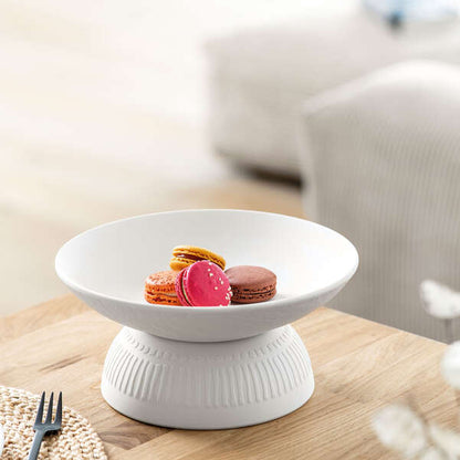 Manufacture Rock Blanc Bowl Flat 24cm