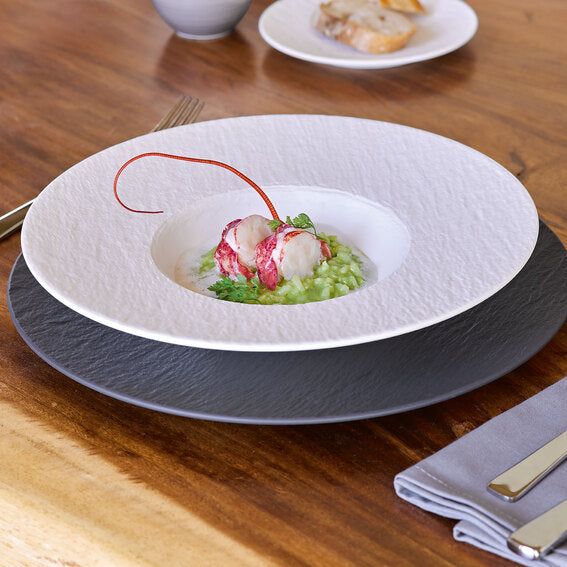 Manufacture Rock Blanc Pasta Plate 29cm