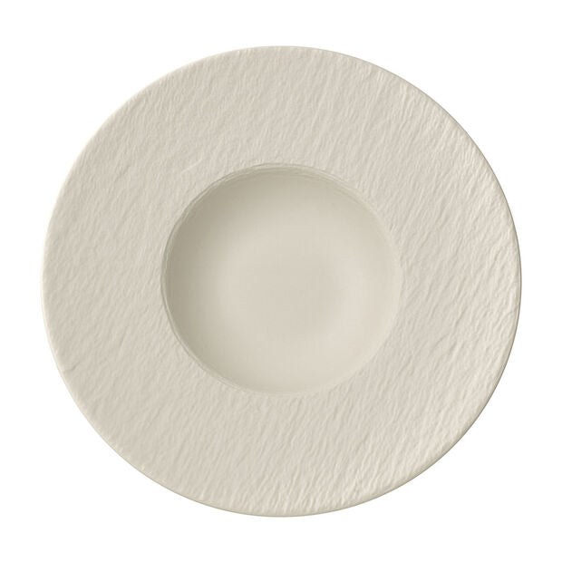 Manufacture Rock Blanc Pasta Plate 29cm