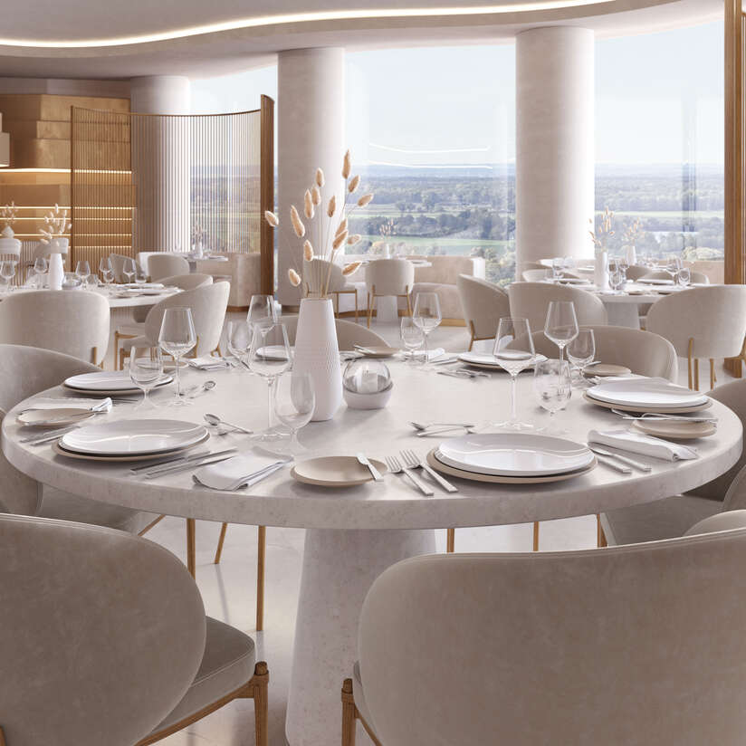 NewMoon Beige Flat plate