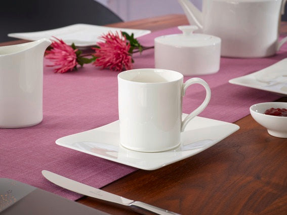 Modern Grace Coffee Cup & Saucer 2pcs