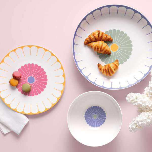 Fleur Couleur Serving Platter