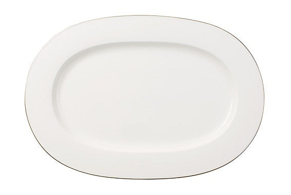 Anmut Platinum Oval platter 41cm