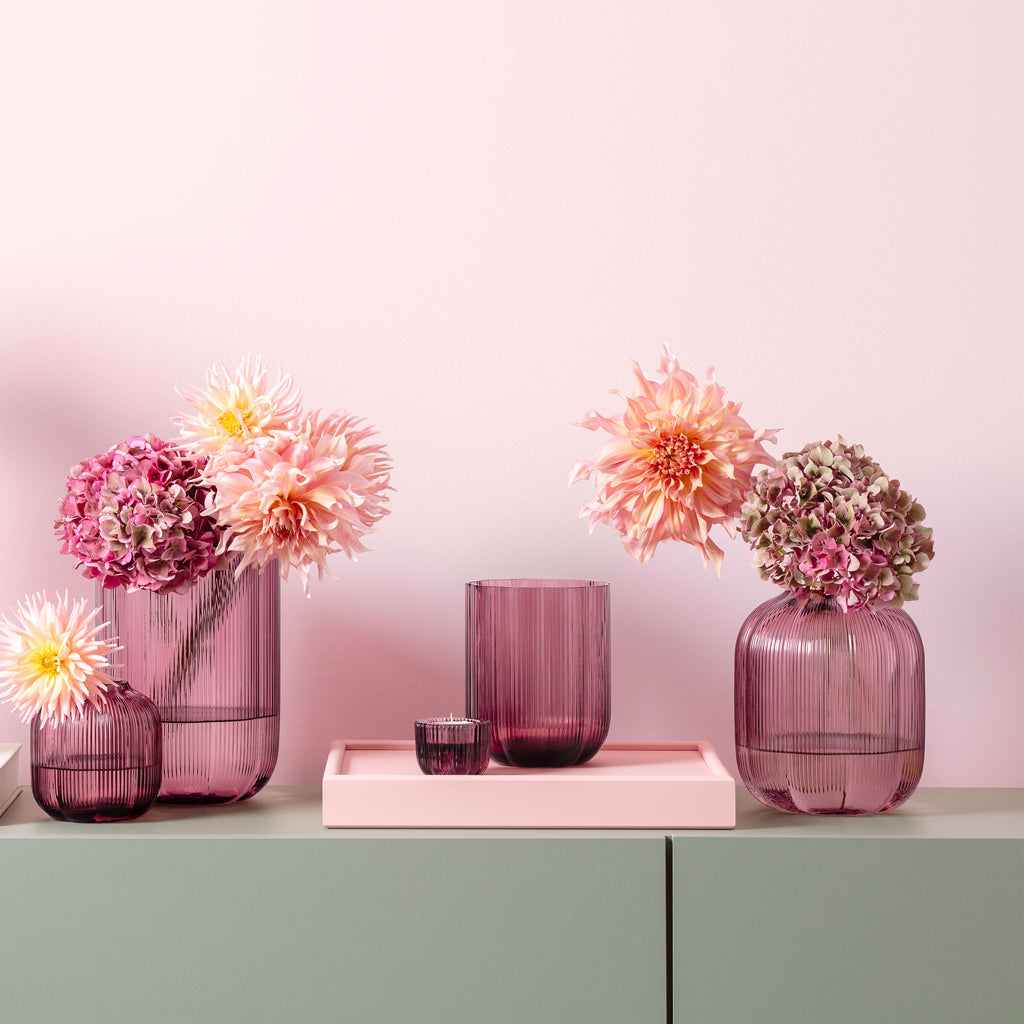 Fleur Cassis Vase 19cm