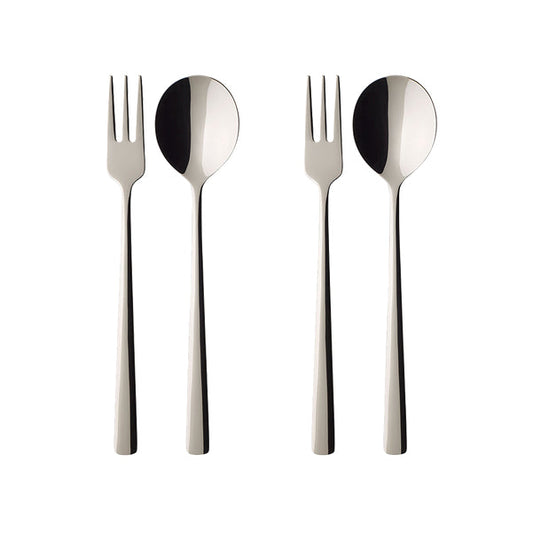 Daily Line Spaghetti Servers Set of 4