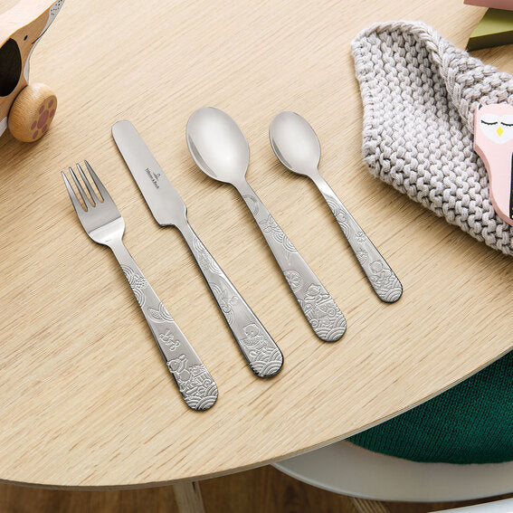 Hungry Bear Children Cutlery Set of 4