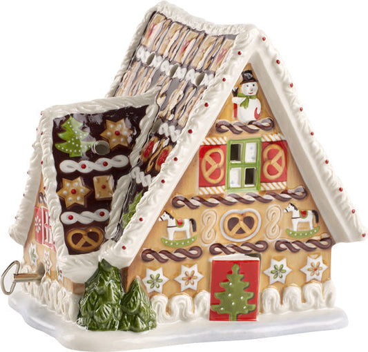 Christmas Toys Gingerbread House with Music box