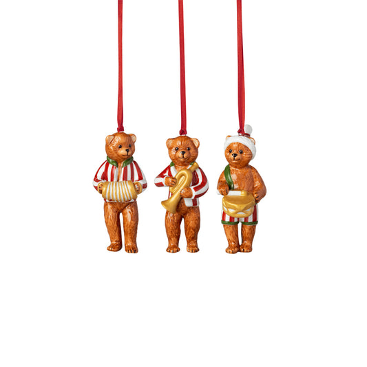 Nostalgic Ornaments Teddy Bears Set of 3