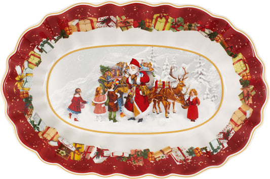 Toy's Fantasy Bowl Oval Large Santa Kids