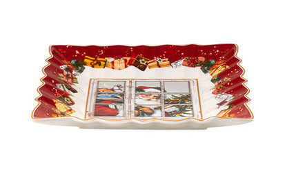 Toy's Fantasy Bowl Square Santa