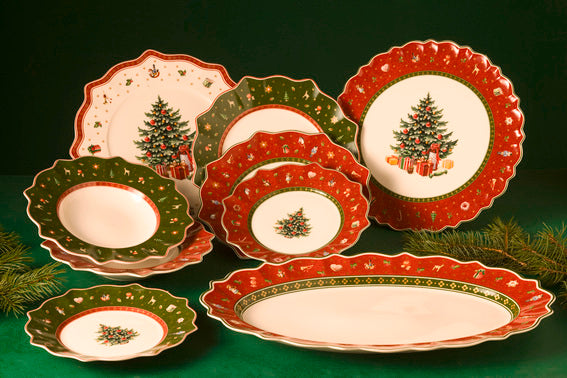 Toy's Delight Salad Plate Green