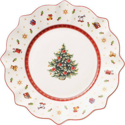 Toy's Delight Salad Plate White