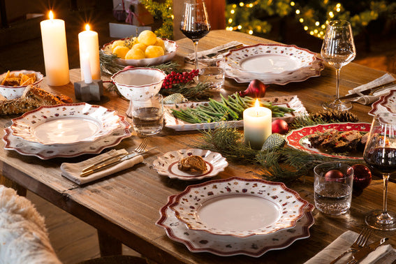 Toy's Delight Bread & Butter Plate Red