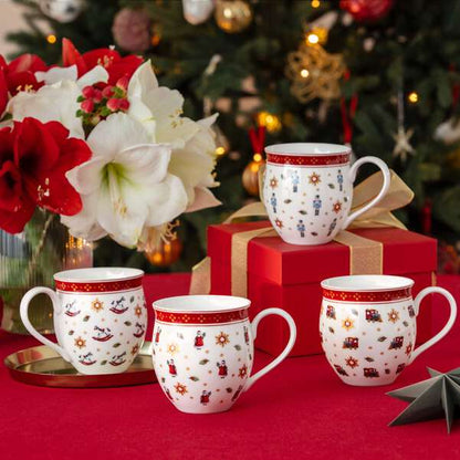 Toy's Delight Anniversary Mug Set of 4