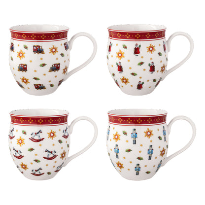 Toy's Delight Anniversary Mug Set of 4