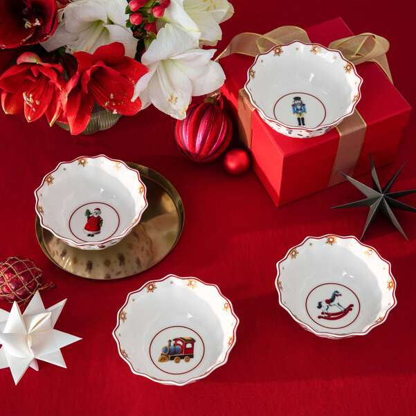 Toy's Delight Anniversary Bowl Set of 4