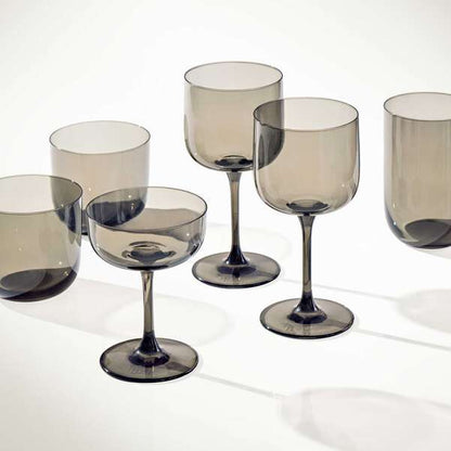 Like Smoke Champagne Coupe  Set of 2